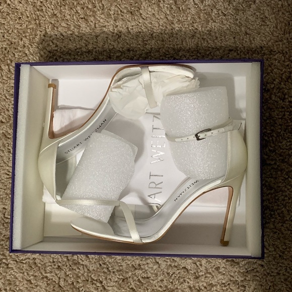 stuart weitzman nudist white